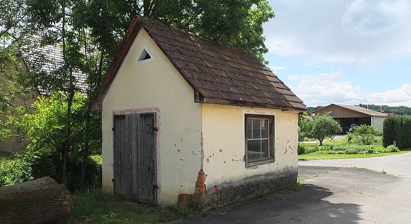 Viehwaage in Dorf-Hof in der ehemaligen Gemeinde Hof bei Straden, Marktgemeinde Straden, Foto: Michael Leitgeb, 2021